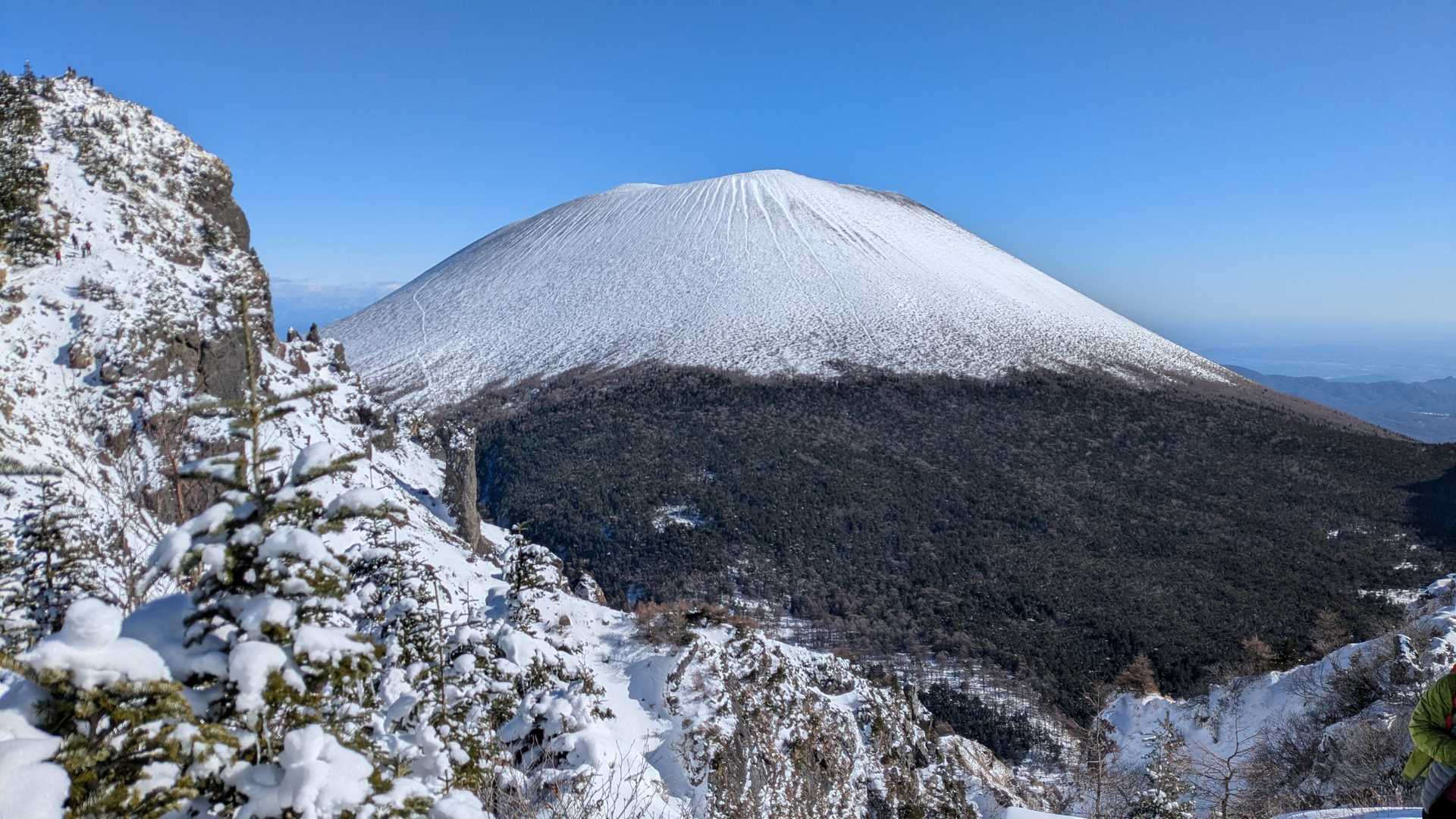 表コース-トーミの頭-黒斑山-蛇骨岳-中コースの写真