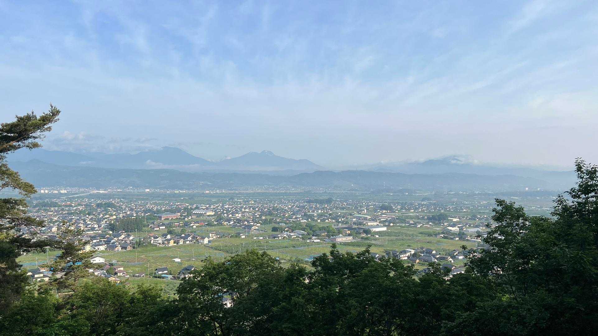一の岩🪨からの北信五岳。