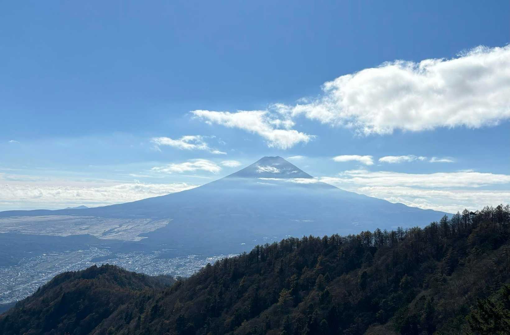 本日の主催者は自称雨男でしたが、キレイな富士山が見られました☺️