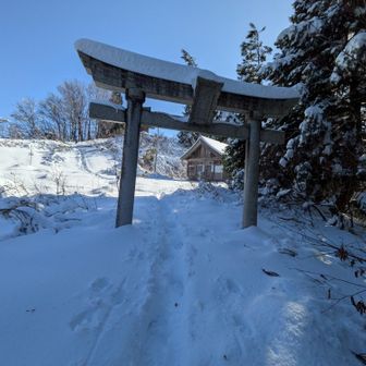 下山ルートは中平吹コースを選択…
踏み跡あり楽勝！