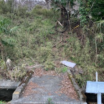 地図上はここが下山路の登り口だが、荒れまくってる