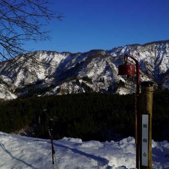 鋸山が良く見えました