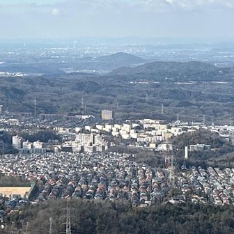 今日も我が家が見えます