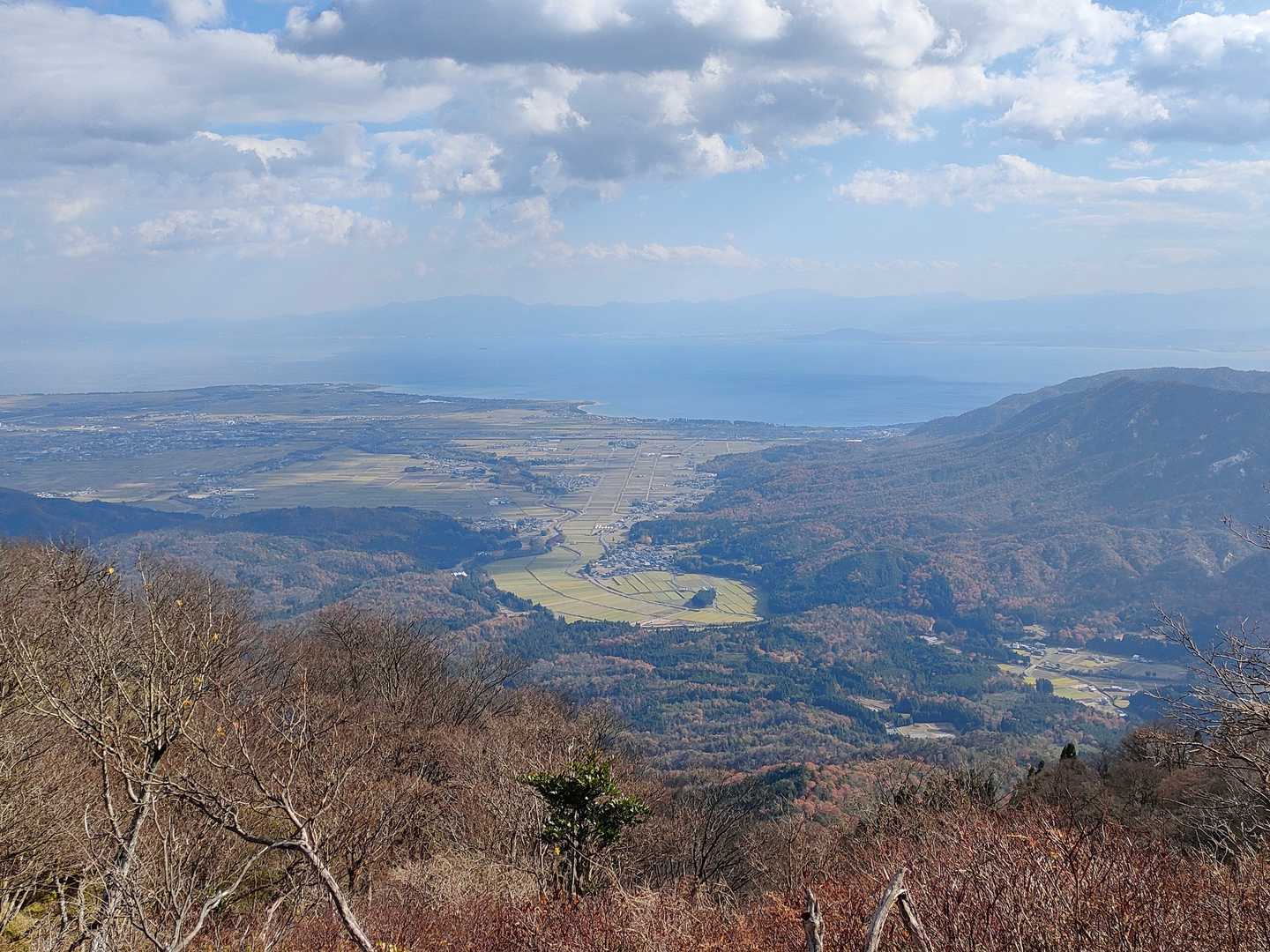 畑バス停-横谷峠-荒谷峠-須川峠-滝谷ノ頭-蛇谷ヶ峰 縦走コースの写真