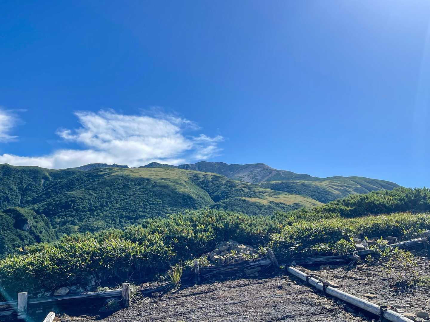 薬師岳がとても綺麗に見えました☺️