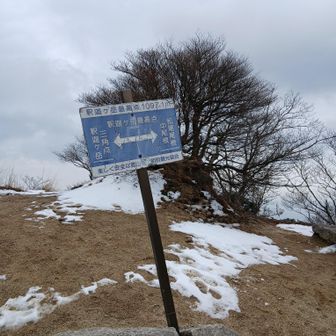 ここが頂上ではなく最高地点
頂上へはあと５分
頂上の写真がない💦