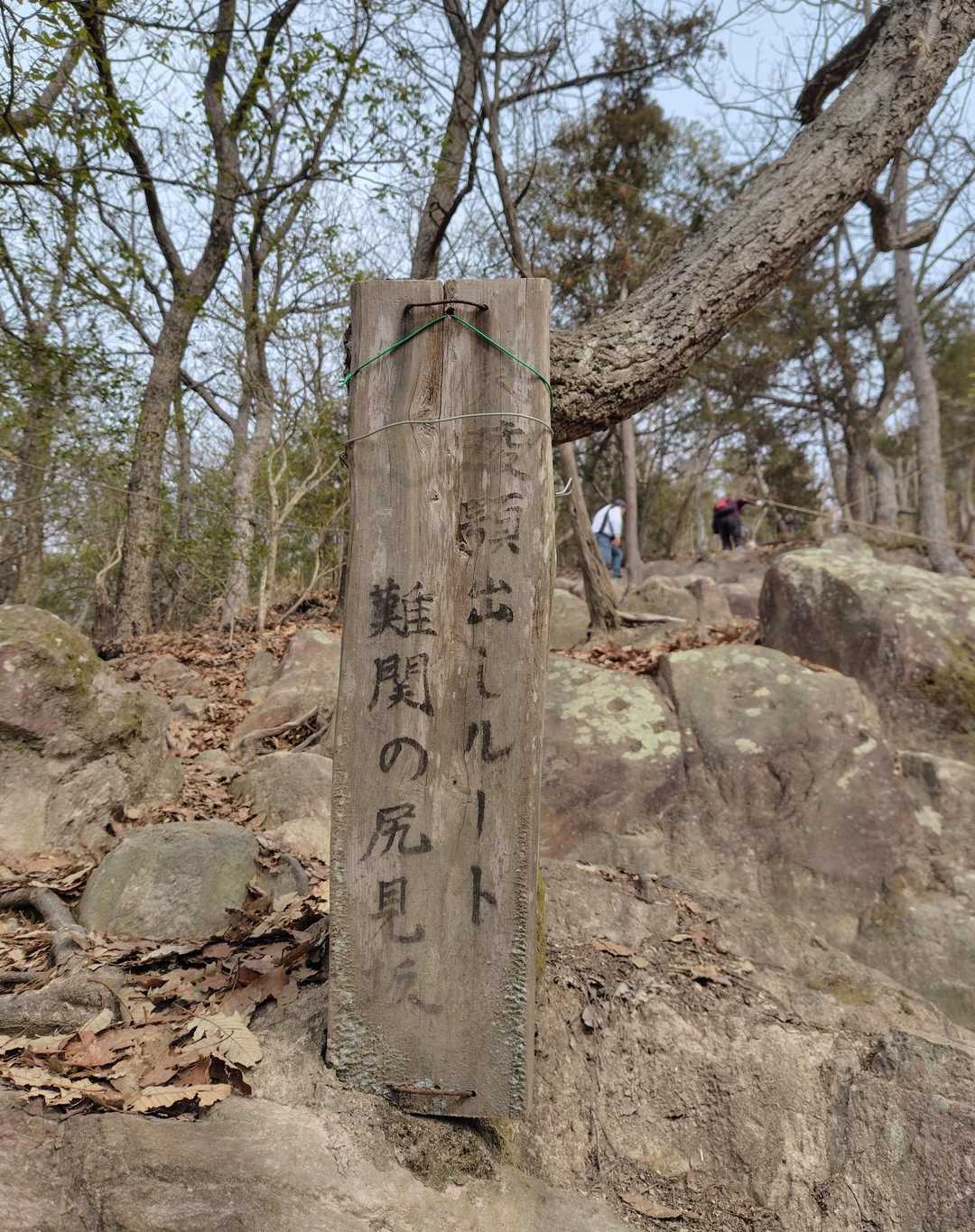 なかなかな登り笑