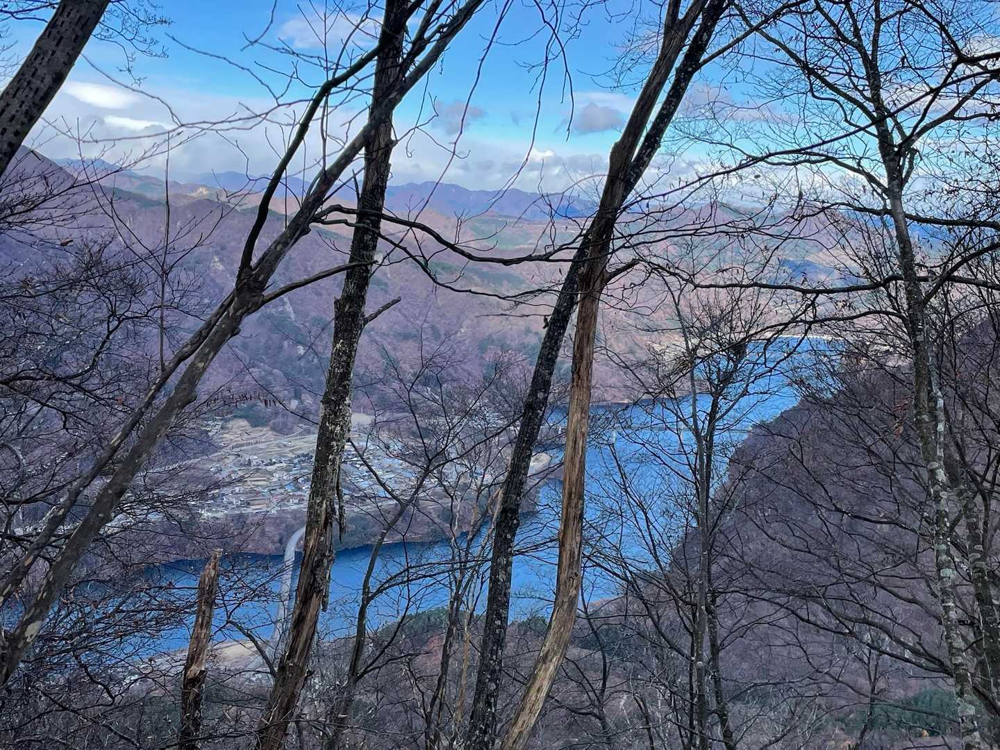 眼下に八ッ場あがつま湖👀