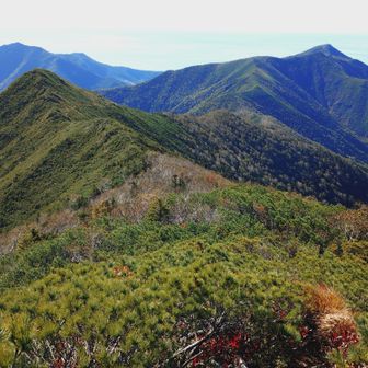 振り返ってアポイ岳方面