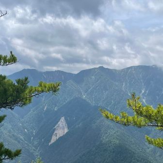 常念、大天井方面かなぁ