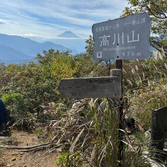 山頂は結構な賑わいでした