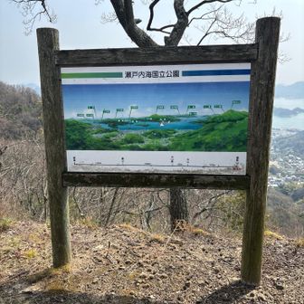 因島アルプス縦走半分来てない🤣