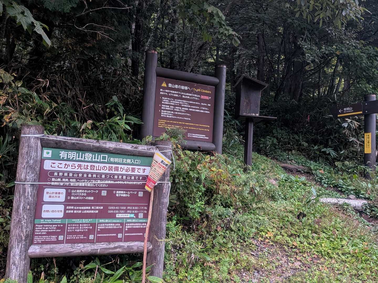 中房第3駐車場  6割ほど🅿️
一番奥  登山道からスタートです💨