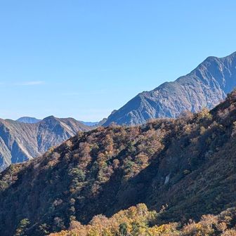 エチコマ見えてきた
左は群界尾根のようです