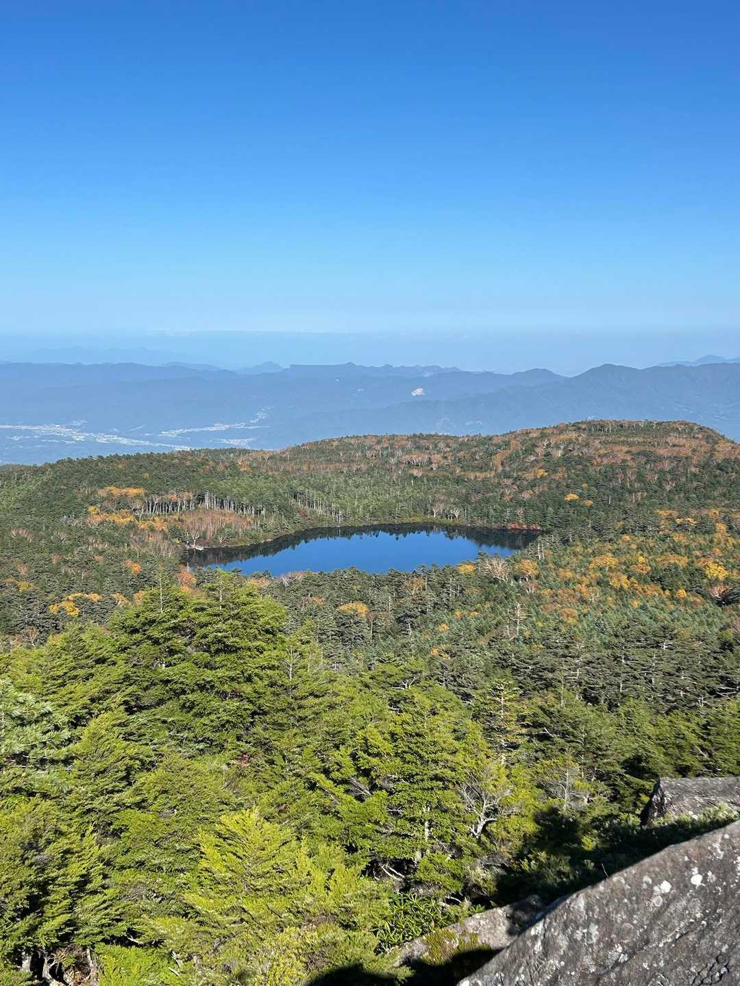 おー🤭
白駒池が綺麗に見えた！