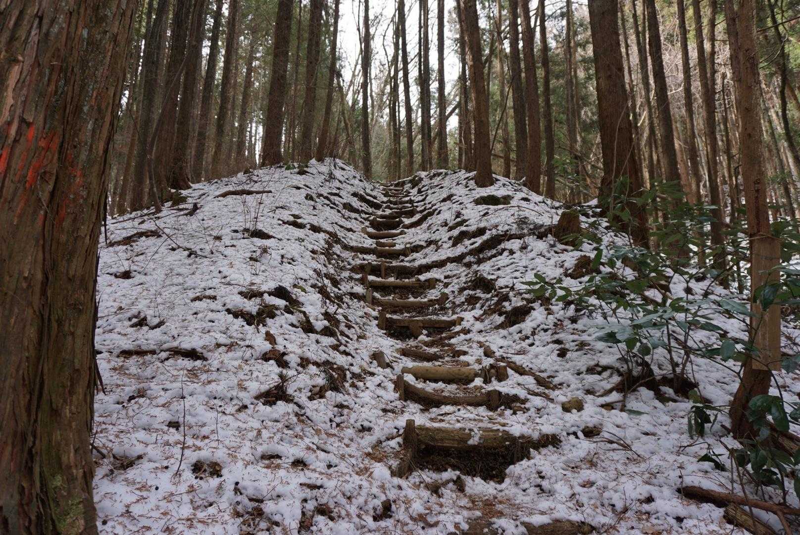 チェンスパ持って来てなかった
日陰は少し凍ってるところあり