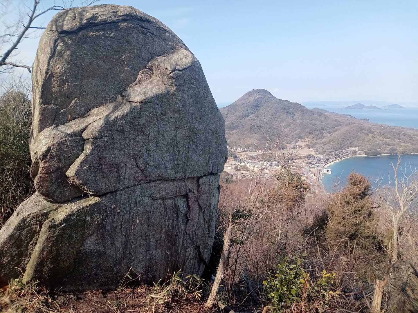 立派な岩から見える眺望
いい感じ🤗
