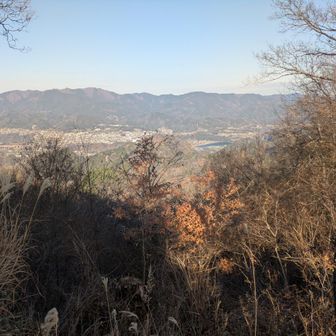 山頂からの眺望
上野原・四方津方面