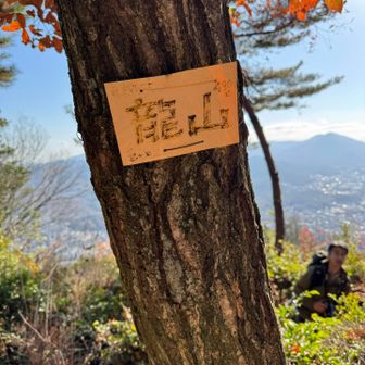 龍山に着きました。