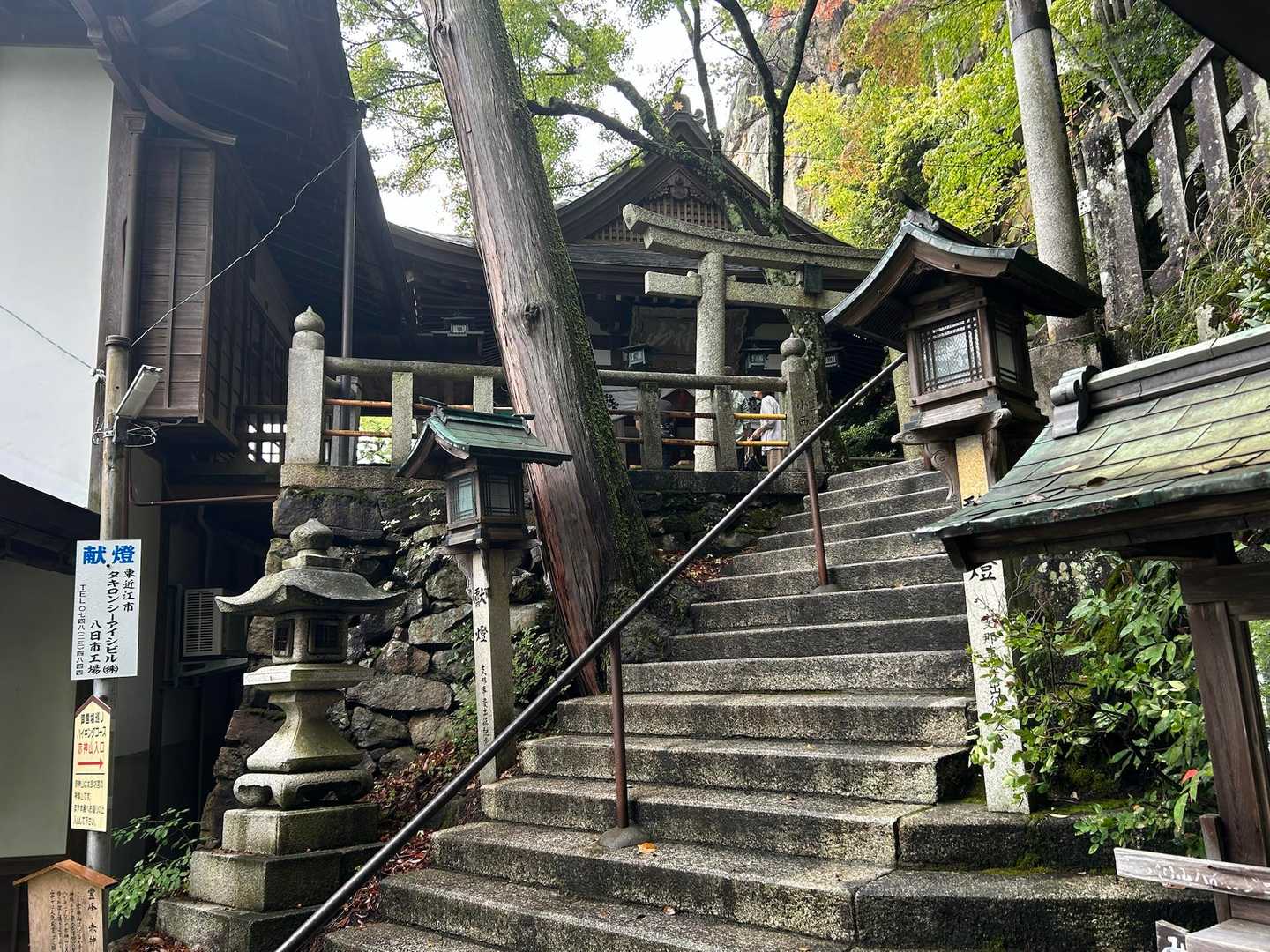 十三仏登山口-小脇山-箕作山-みつくり君休憩所-太郎坊山- 縦走コースの写真