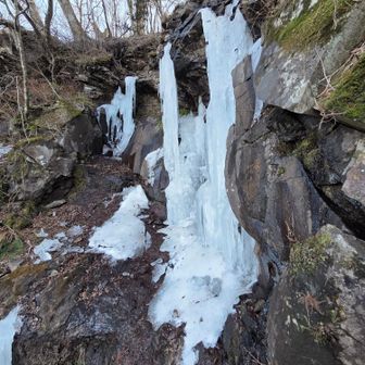 溶けてて迫力があまりなかった…やむなし