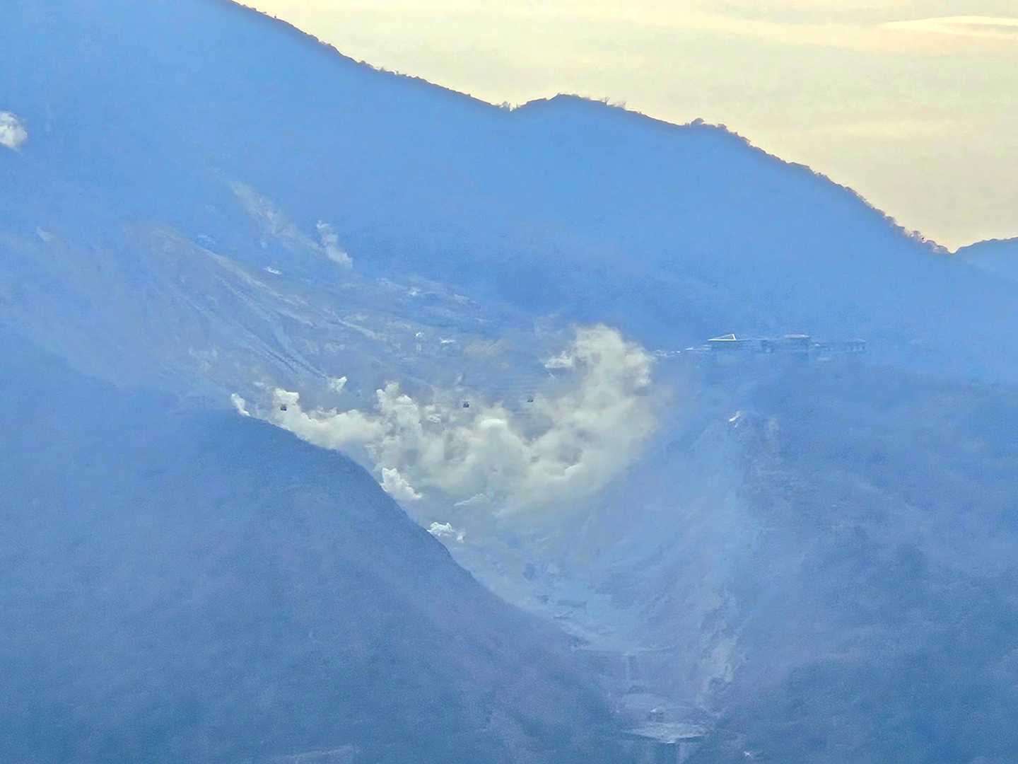 箱根ロープウェイ🚠が見えました
