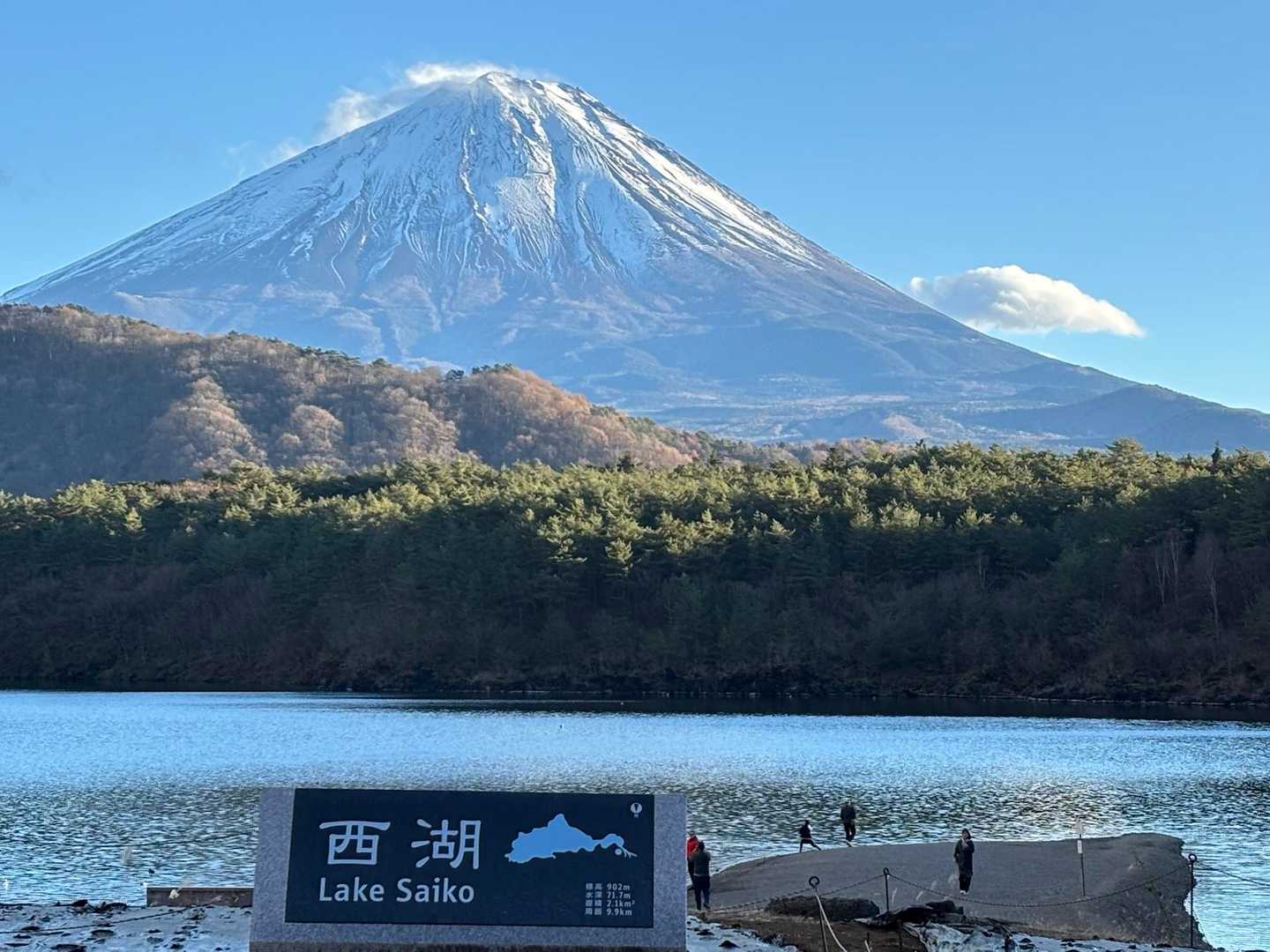 西湖からの眺めが最高だった