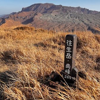 往生岳・南峰。
