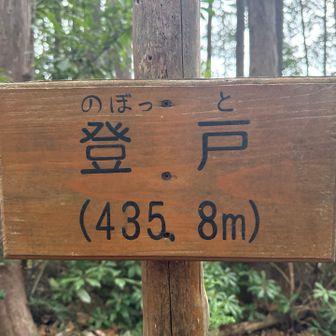 登戸［のぼっと］登頂435.8m
