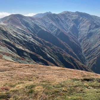 大朝日岳方面