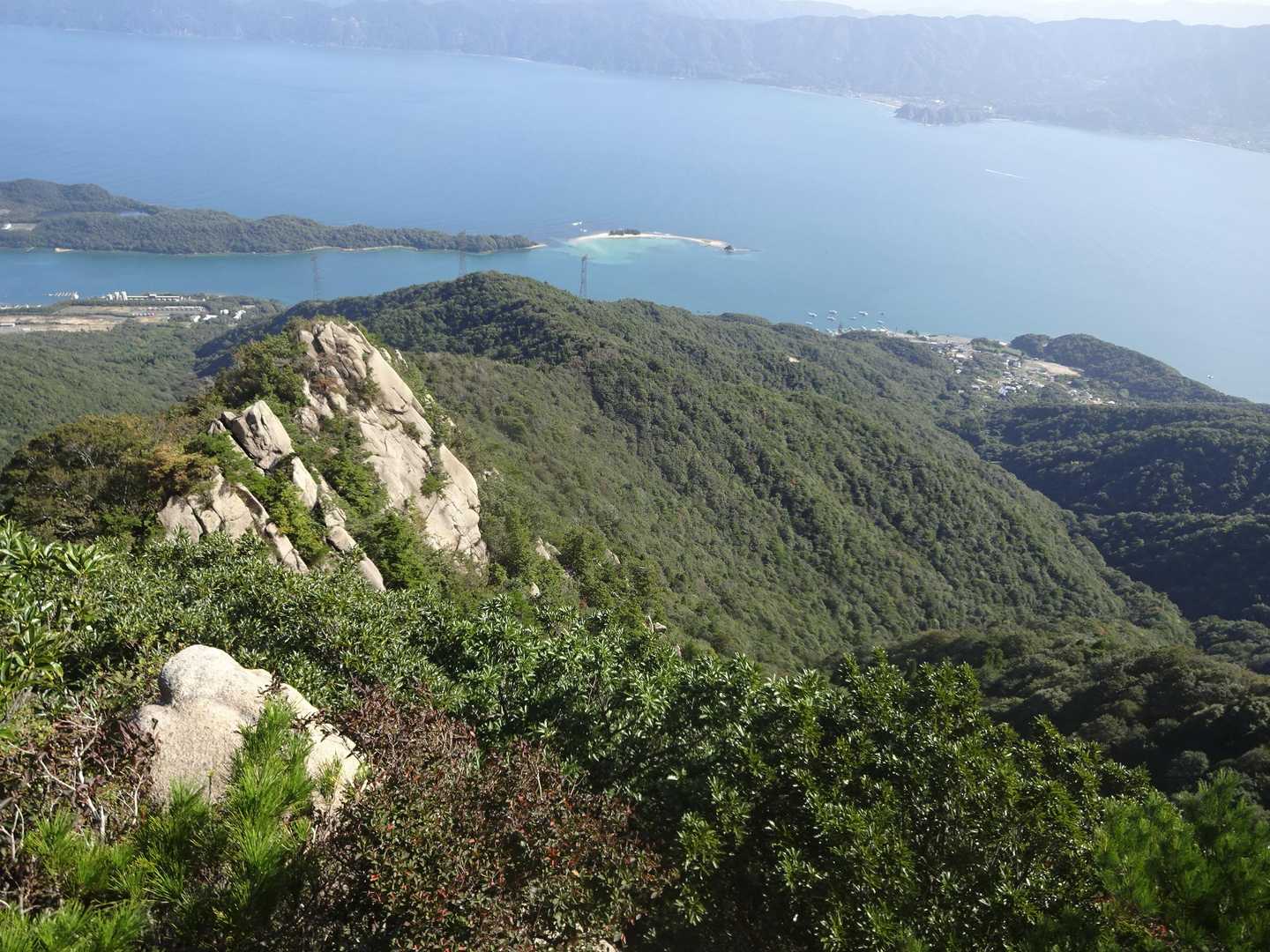浦底バス停-蠑螺ヶ岳登山口-蠑螺が岳-カモシカ台-西方が岳 縦走コースの写真