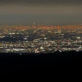 蛭ヶ岳山荘からの夜景が綺麗すぎた