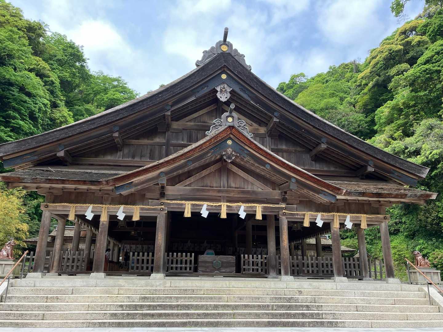美保神社に寄って。