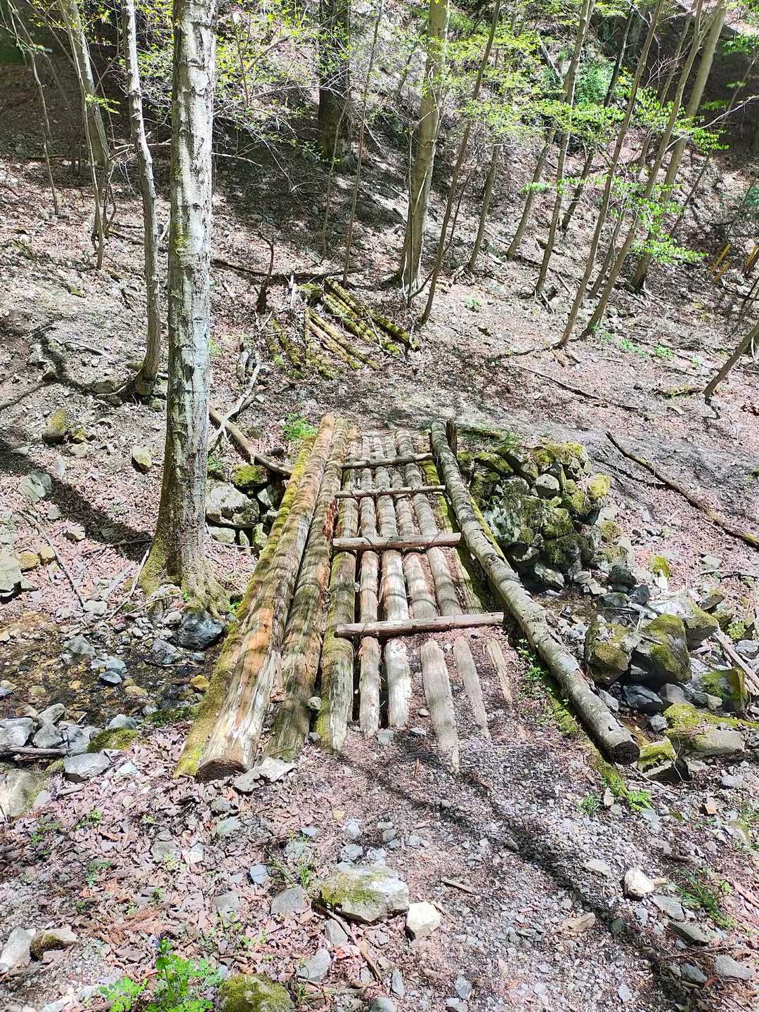 よく整備されていて橋も何個かあります。
