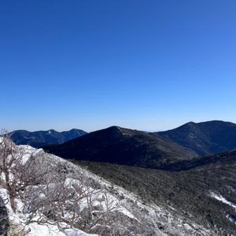 国師岳　甲武信岳あたりかな