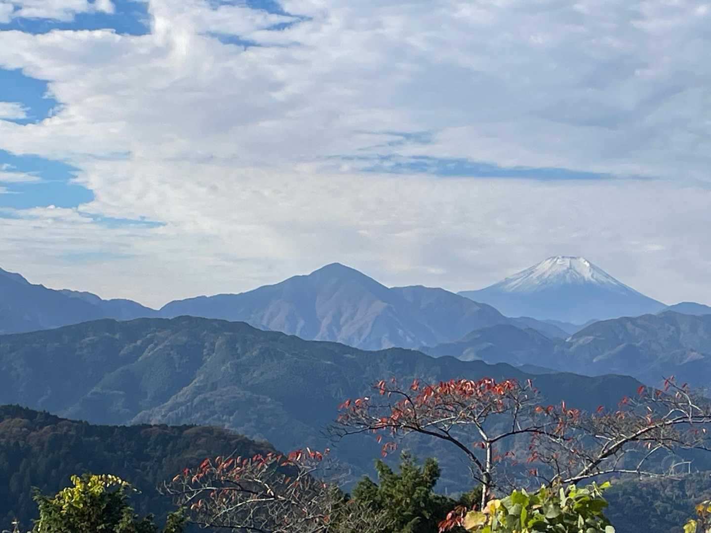 雲多めながら「富士山🗻」は見えました😉