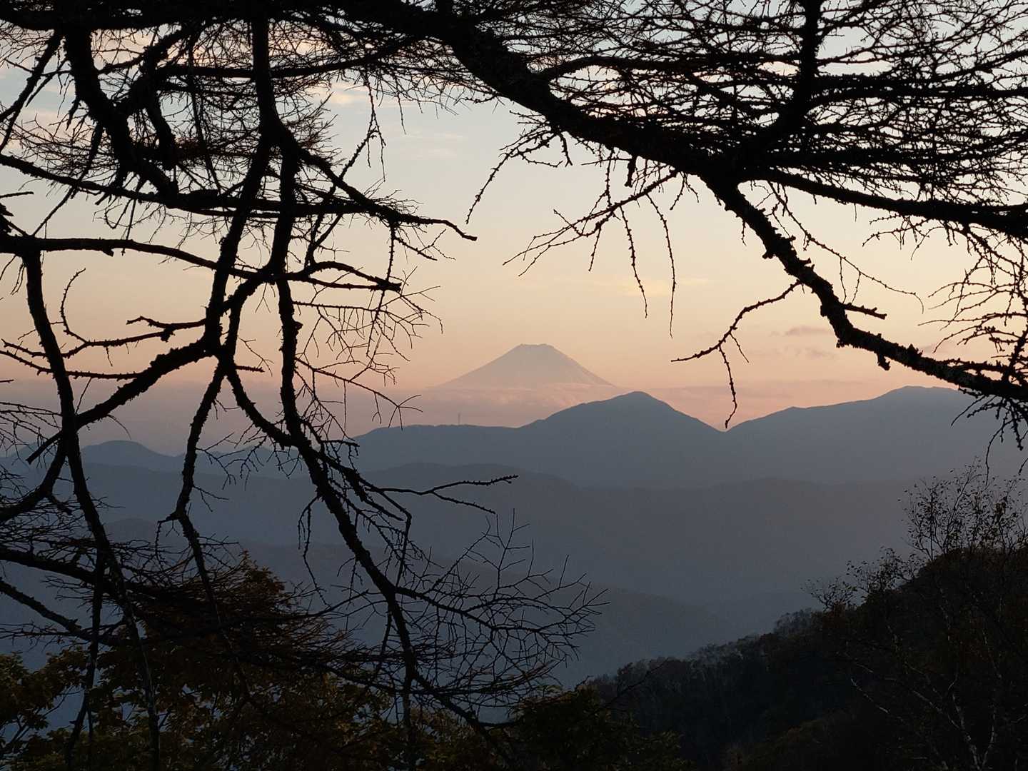 小袖登山口-堂所-七ツ石山-五十人平野営場管理小屋-ヨモギ 縦走コースの写真