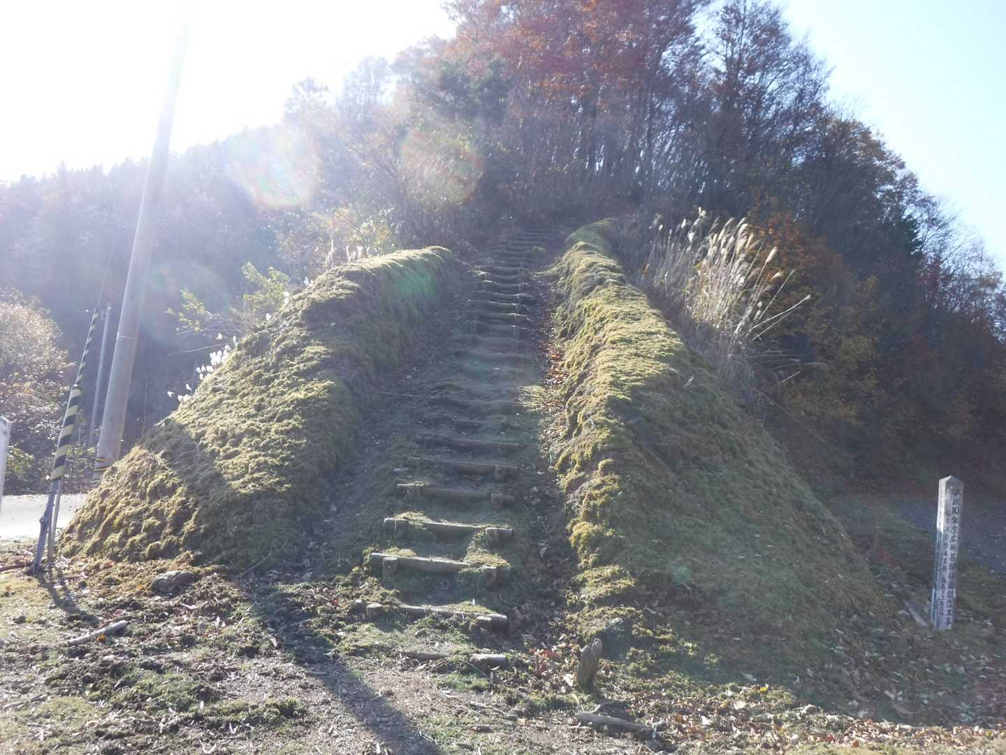 ここから山頂に向かいます