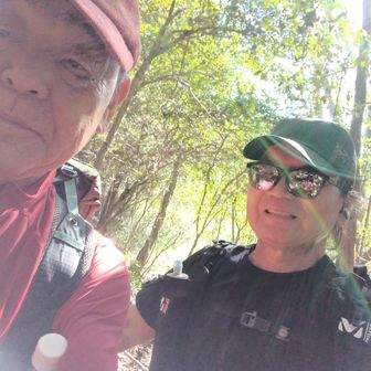 なんと下山していたら、久住山や阿蘇山帰りのmuro3さんにお会いしました😊お元気そうで良かったです✨