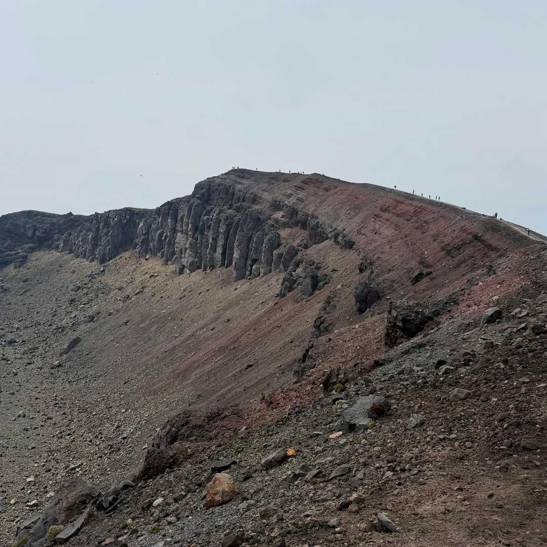 黒斑コース登山口-車坂山-賽の河原-前掛山-Jバンド-鋸岳 周回コースの写真