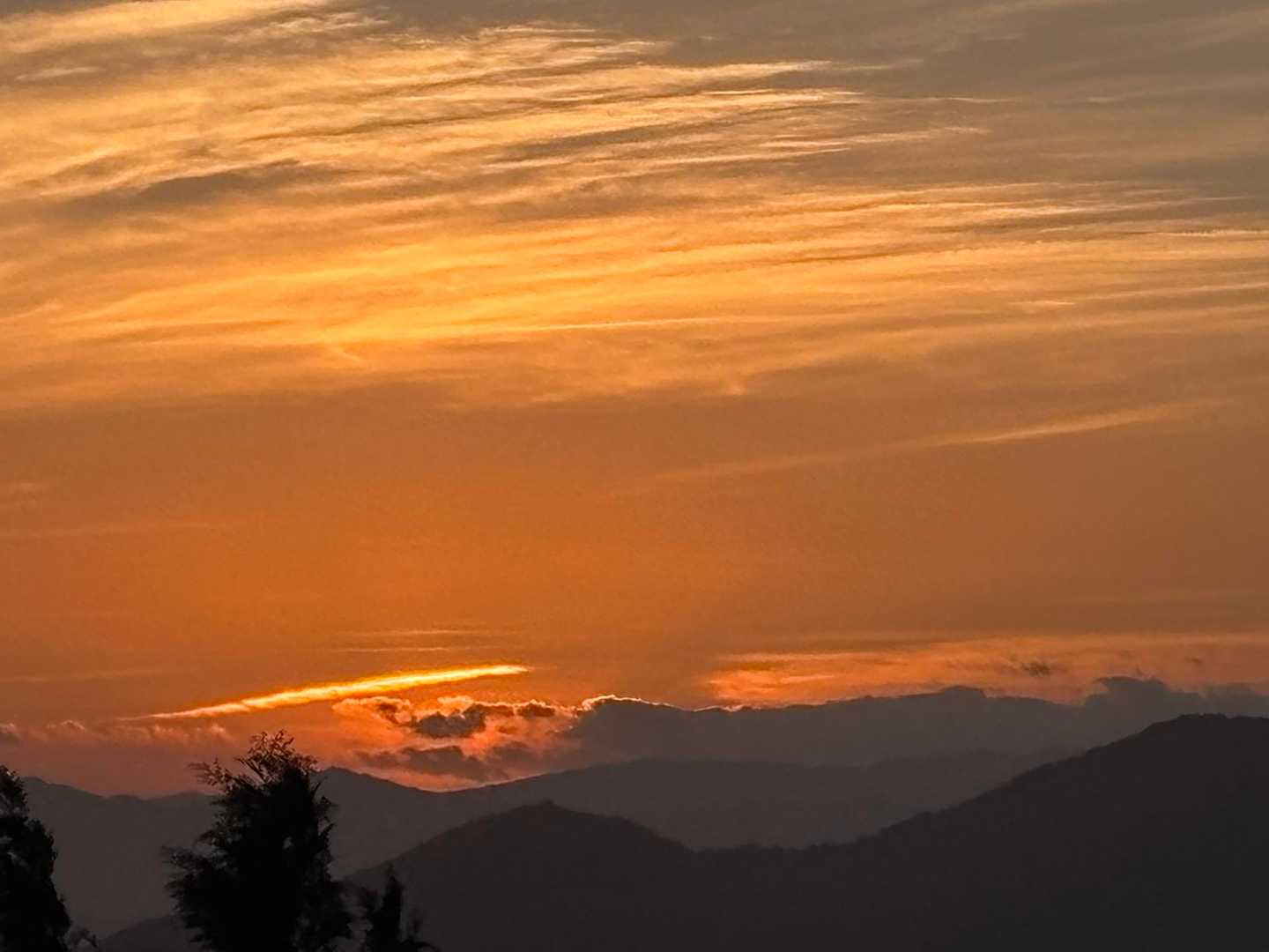 美しい夕焼け