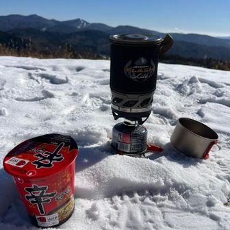 頂上のラーメンは最高です！