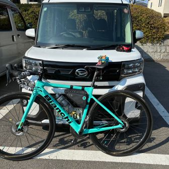 具定展望台からのダウンヒルは街を見下ろしながら程よい斜度でとても気持ち良かったです。そこから国道を走ってゴール。獲得標高1700m約92キロのライド。結構登ったのに最後まで垂れることなく走りきれました。ＢＣＡＡのおかげかな？😊