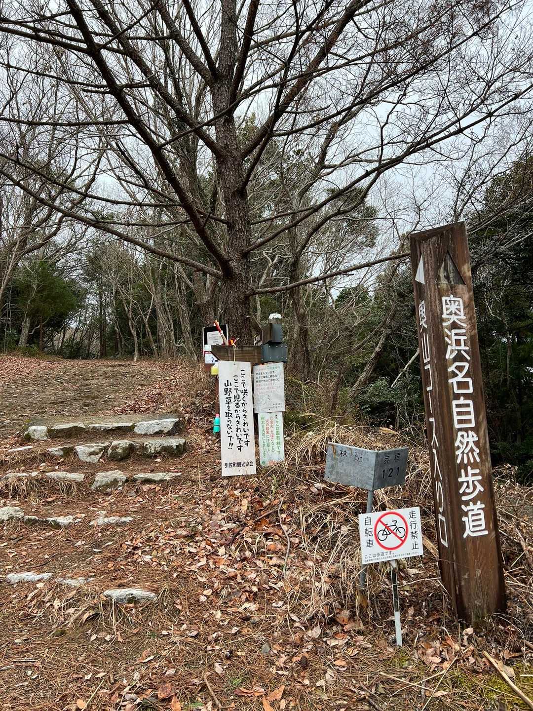 登山口に着きました〜