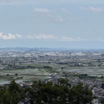 この高度でも房総半島がしっかり見える。