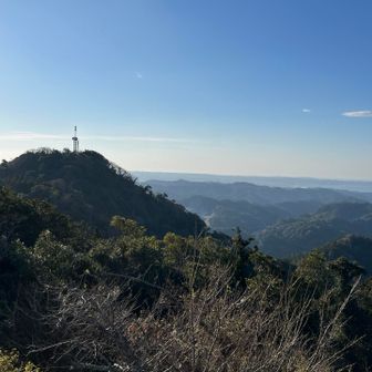 電波塔が見えてるのが、これから行く南峰。
