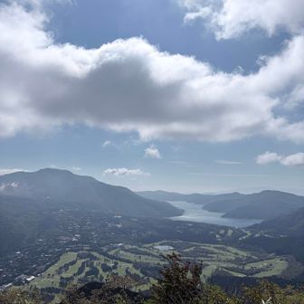 反対側は箱根、芦ノ湖一望👀