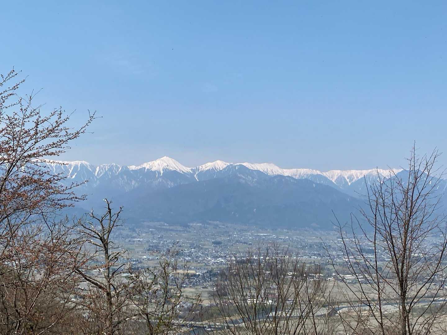 光城山登山口-光城山-烏帽子峰-長峰山 往復コースの写真
