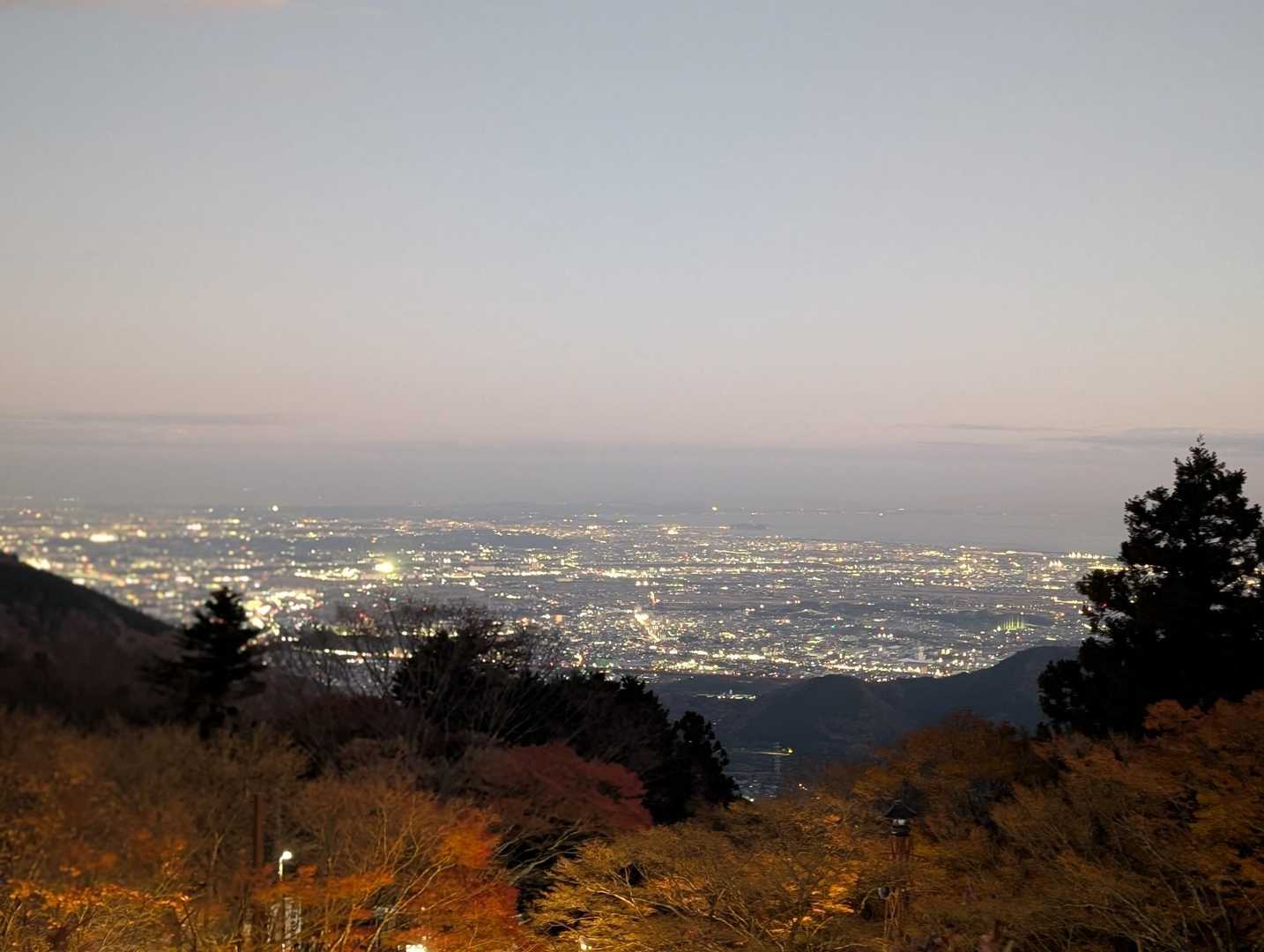 下社からの夜景