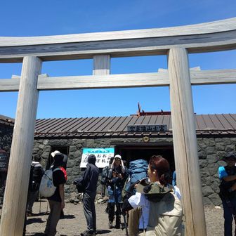 神社に着きました